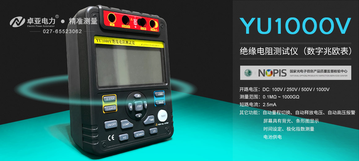 1000V絕緣電阻測試儀 1000V絕緣電阻測試儀